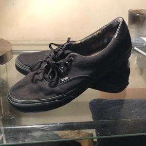 Vans Era, all black size 12